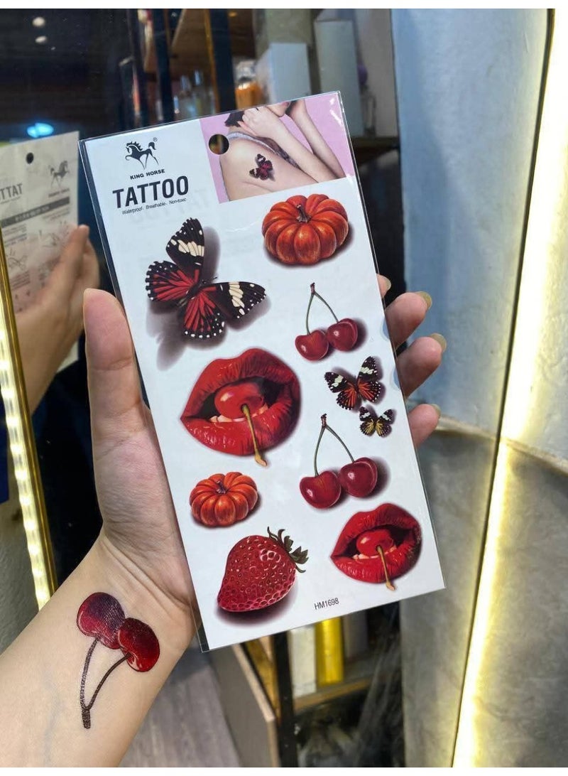 Large 3D Temporary Tattoo Stickers for Women - Image 3